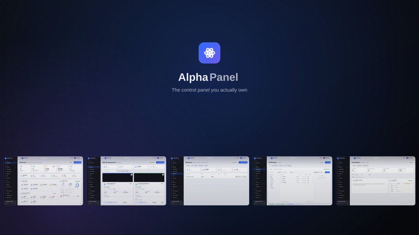 Everything above runs on one server — the same one serving this page.